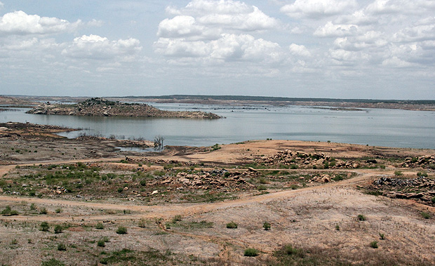Maior reservatório de água do Ceará tem nível mais baixo da história