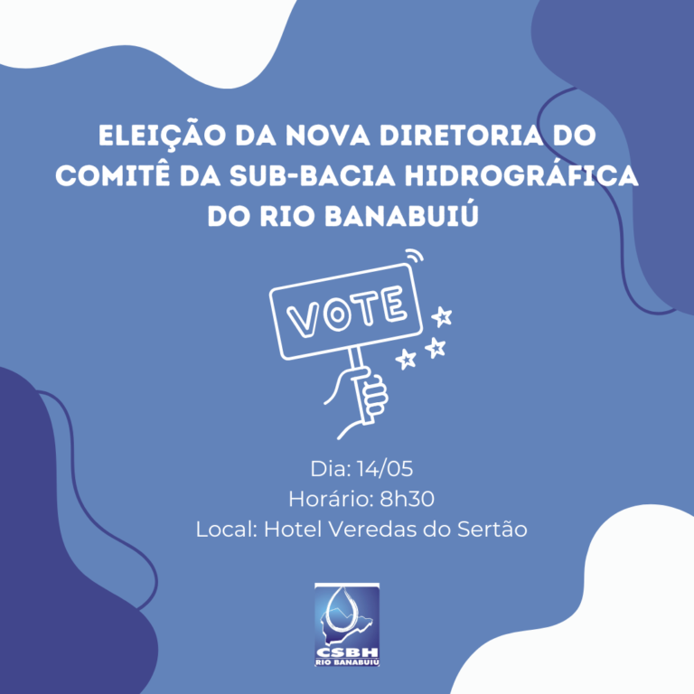 Abertas inscrições para eleição da nova Diretoria do Comitê do Banabuiú para biênio 2024-2026